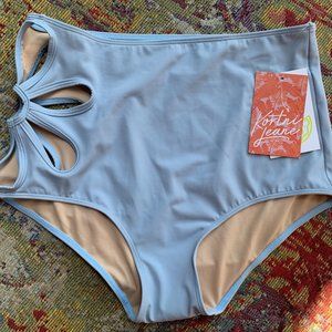Kortni Jeane Flower Cutout Bikini/ High waist